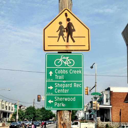 photo of Philadelphia Bike Routes at 5634 Spruce Street Philadelphia PA 19139