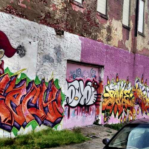 photo of Southwest Philly Grafitti Wall at 5436 Chancellor Street Philadelphia PA 19139