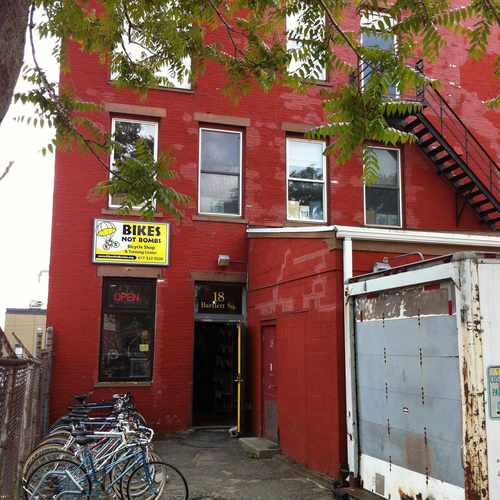 photo of Bikes Not Bombs Bicycle Shop & Training Center at Southwest Corridor Park Boston MA 02130