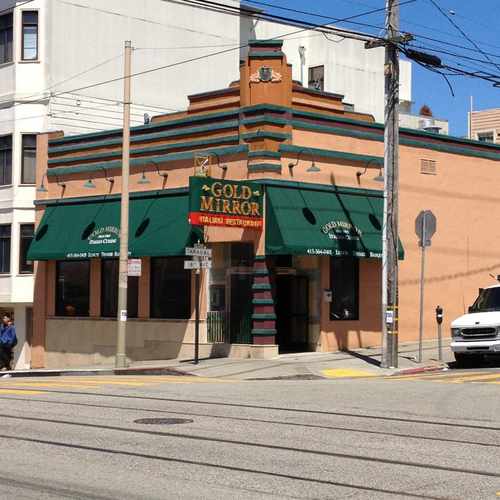photo of Gold Mirror Italian Restaurant at 800 Taraval Street San Francisco CA 94116