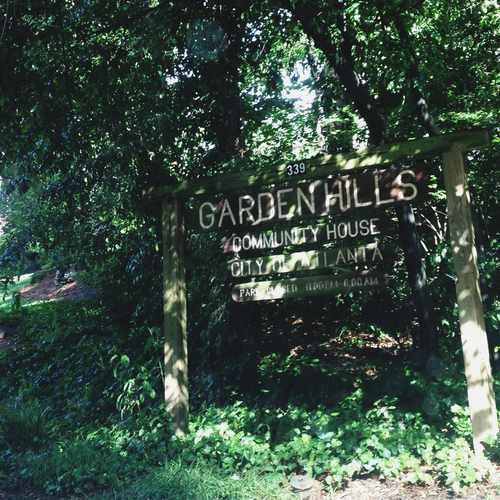 photo of Garden Hills Community House Sign at 341 Pine Tree Drive Northeast Atlanta GA 30305