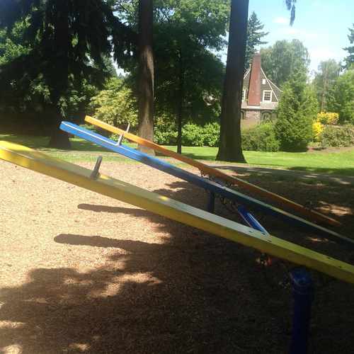 photo of See Saws In The Park at Grant Park Path Portland OR 97212