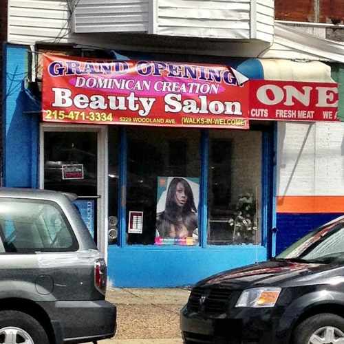 photo of Dominican Creation Beauty Salon at 5229 Woodland Avenue Philadelphia PA 19143