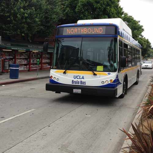 photo of UCLA BRUIN BUS at 10918 Kinross Avenue Los Angeles CA 90024