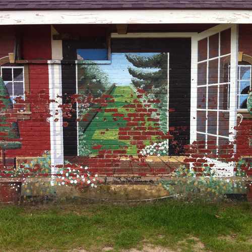 photo of Grove Street Park Mural at 46-48 Choate Road Belmont MA 02478