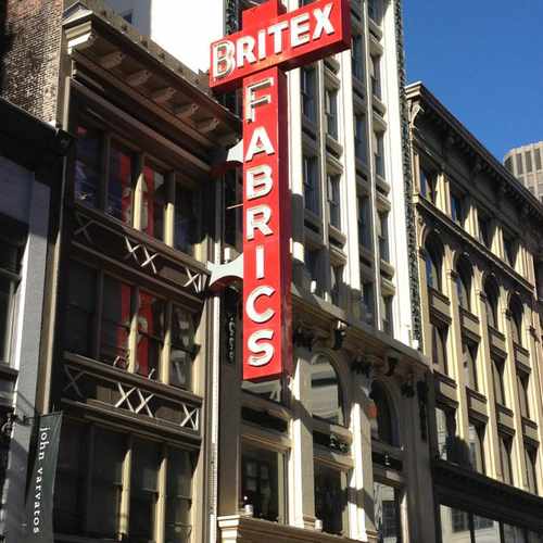 photo of Britex Fabrics at 146 Geary Street San Francisco CA 94108