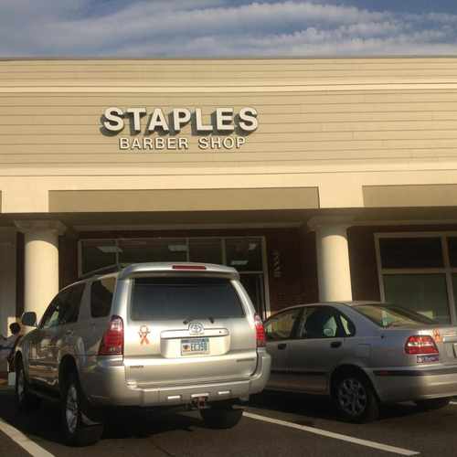 photo of Staples Barber Shop at 1103 Emmet Street North Charlottesville VA 22903