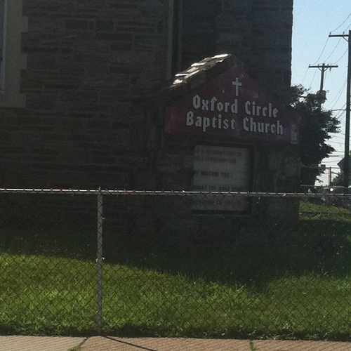 photo of Oxford Circle Baptist Church at 1301 Stirling St Philadelphia PA 19111