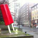 Photo of Giant Red Popsicle in Belltown, Seattle