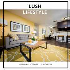 Rental info for Allegria at Roseville