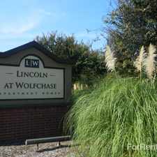 Rental info for Lincoln at Wolfchase