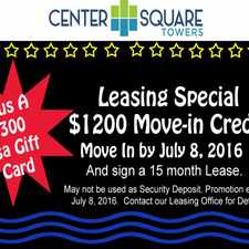 Rental info for Center Square Towers