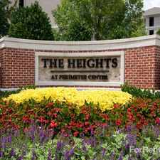 Rental info for Heights at Perimeter Center