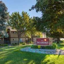 Rental info for The Sycamores Apartments
