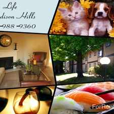 Rental info for Madison Hills
