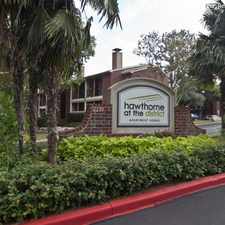 Rental info for Hawthorne at the District