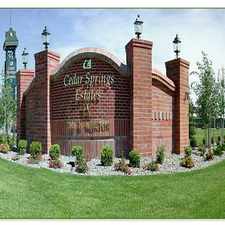 Rental info for Cedar Springs Estates IV