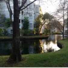 Rental info for very large condo high ceilings spiral stair case to 3rd bedroom, privet screend balcony, large kitchen glass stove refrigerator microwave,garbage diposal huge master swimming pool excersize room,plush landscaping with ponds and fountains must see