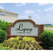 Rental info for Legacy at Berkeley Place