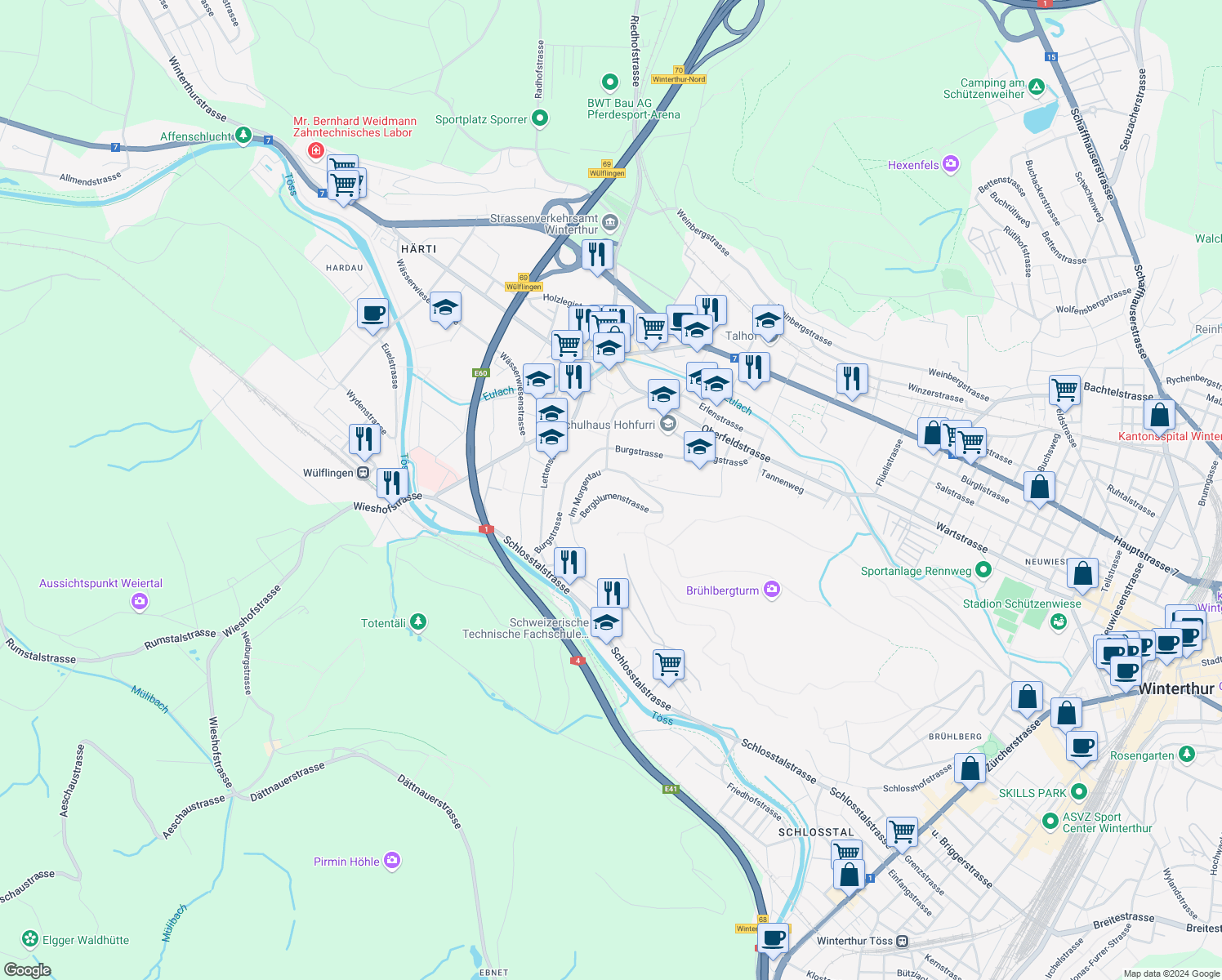 Map Wulflingen , Map of Wulflingen city, Map of Wulflingen metro, Map of Wulflingen city centre