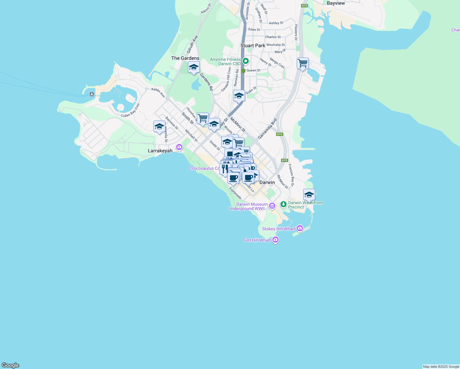 59 Mitchell Street, Darwin NT Walk Score