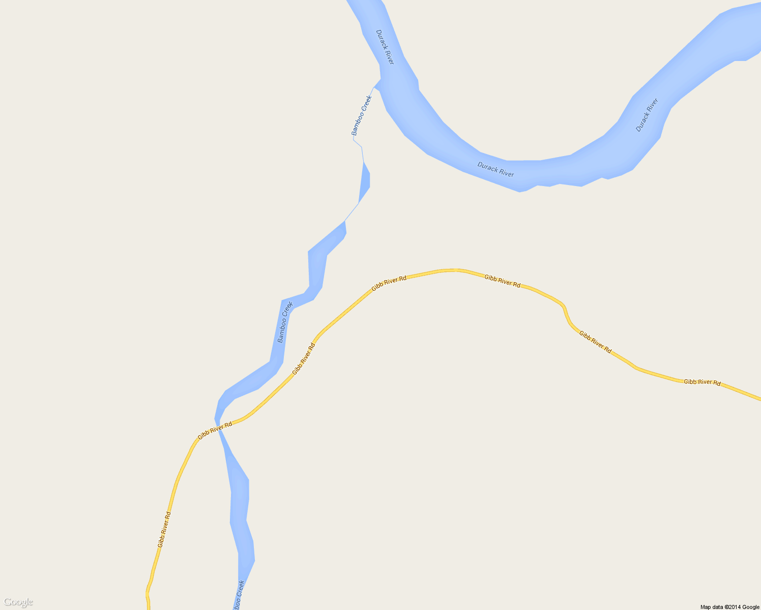 map of restaurants, bars, coffee shops, grocery stores, and more near Gibb River Road in Durack