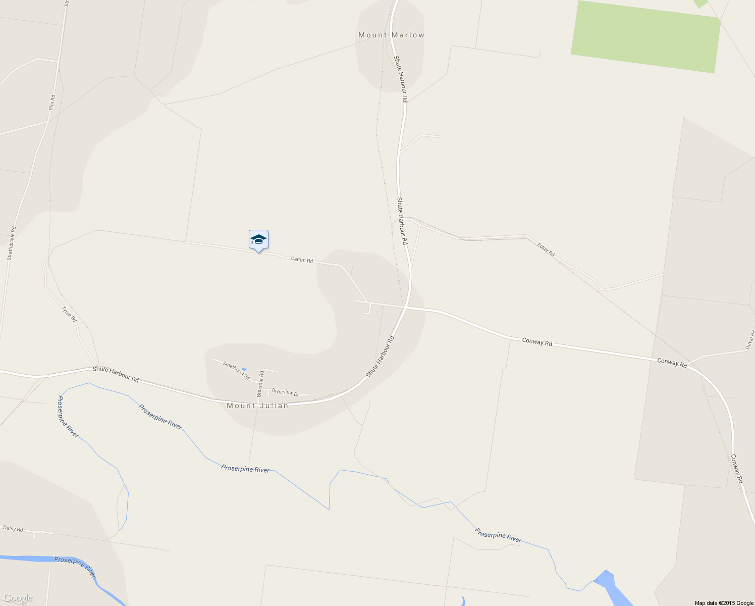 map of restaurants, bars, coffee shops, grocery stores, and more near 27 Camm Rd in Mt Julian