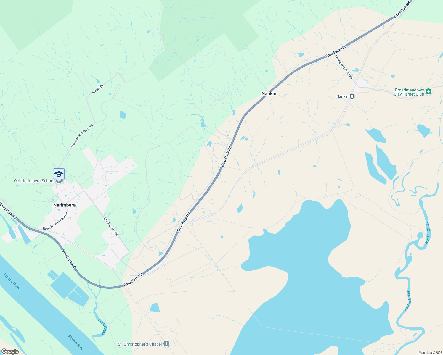 map of restaurants, bars, coffee shops, grocery stores, and more near 711-713 Rockhampton-Emu Park Road in Nankin