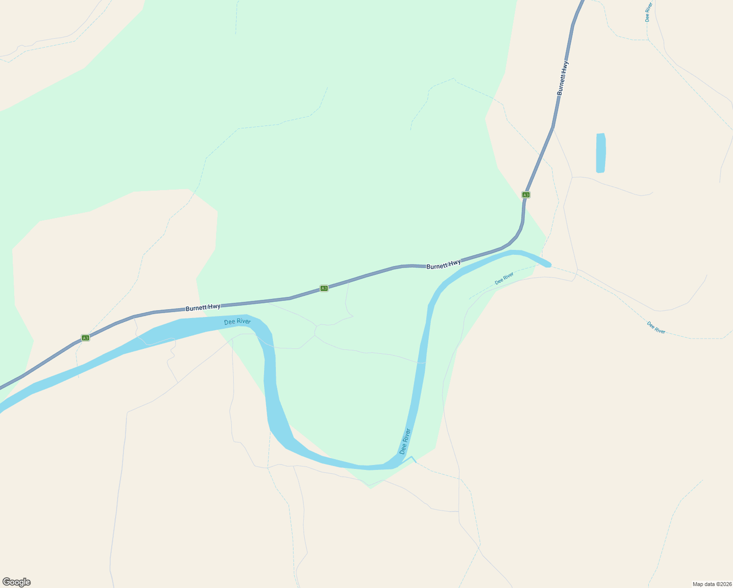 map of restaurants, bars, coffee shops, grocery stores, and more near Burnett Hwy in Wura