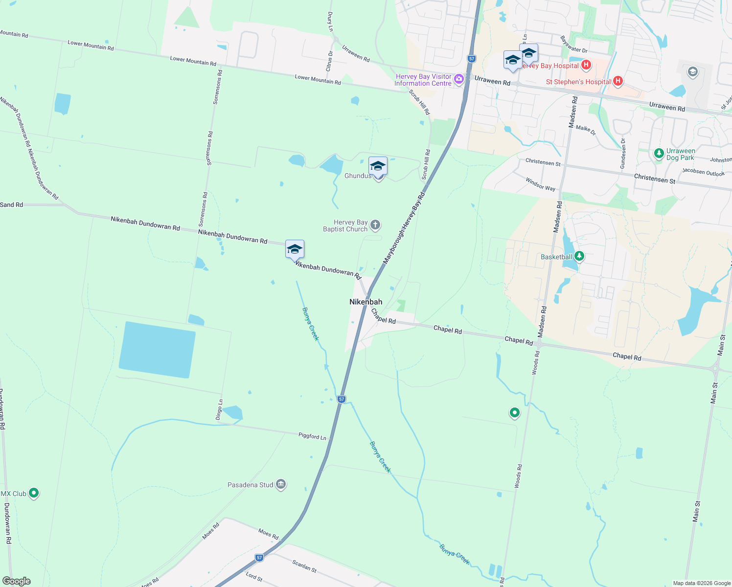 map of restaurants, bars, coffee shops, grocery stores, and more near in Nikenbah