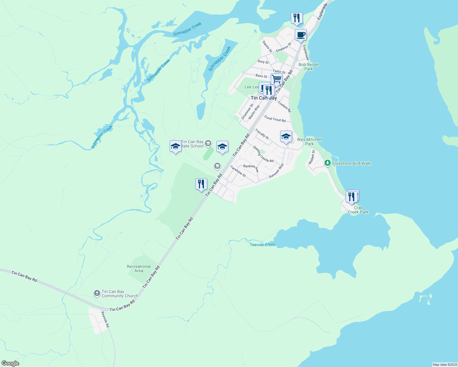 12 Tuna Way, Tin Can Bay QLD Walk Score