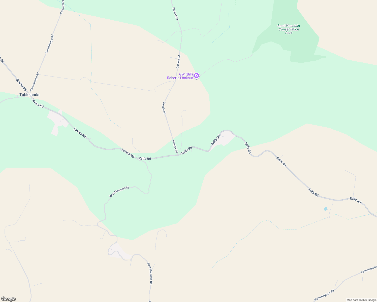 map of restaurants, bars, coffee shops, grocery stores, and more near LOT 187 Reifs Road in Tablelands