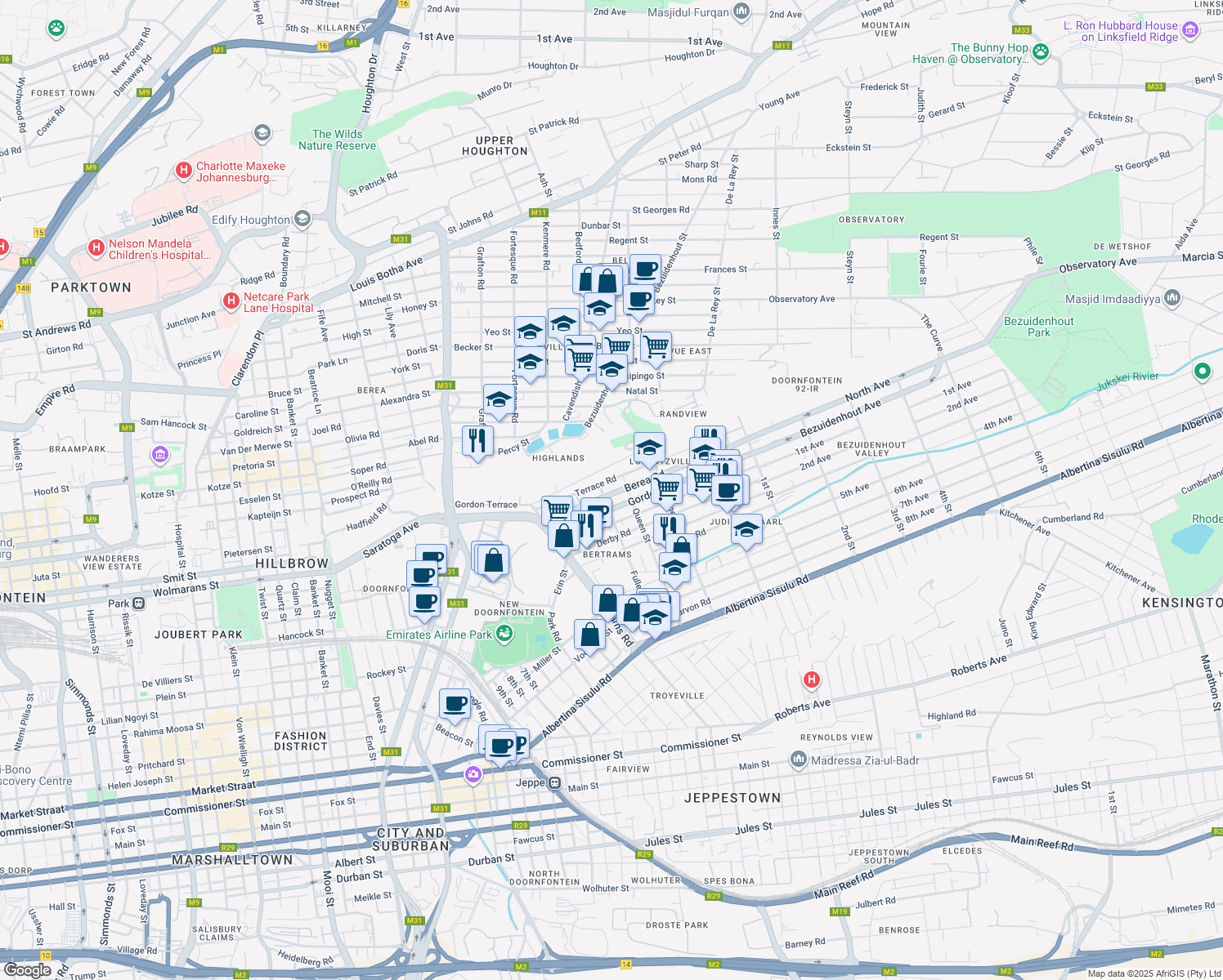 43 Berea Rd, Johannesburg GP Walk Score
