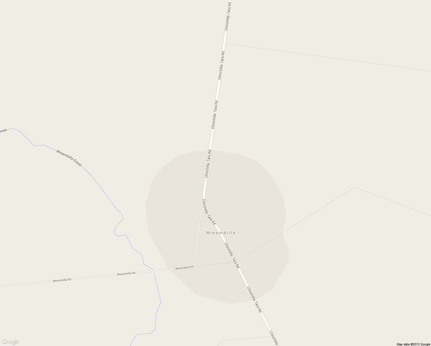 map of restaurants, bars, coffee shops, grocery stores, and more near 3685 Chinchilla-Tara Road in Wieambilla