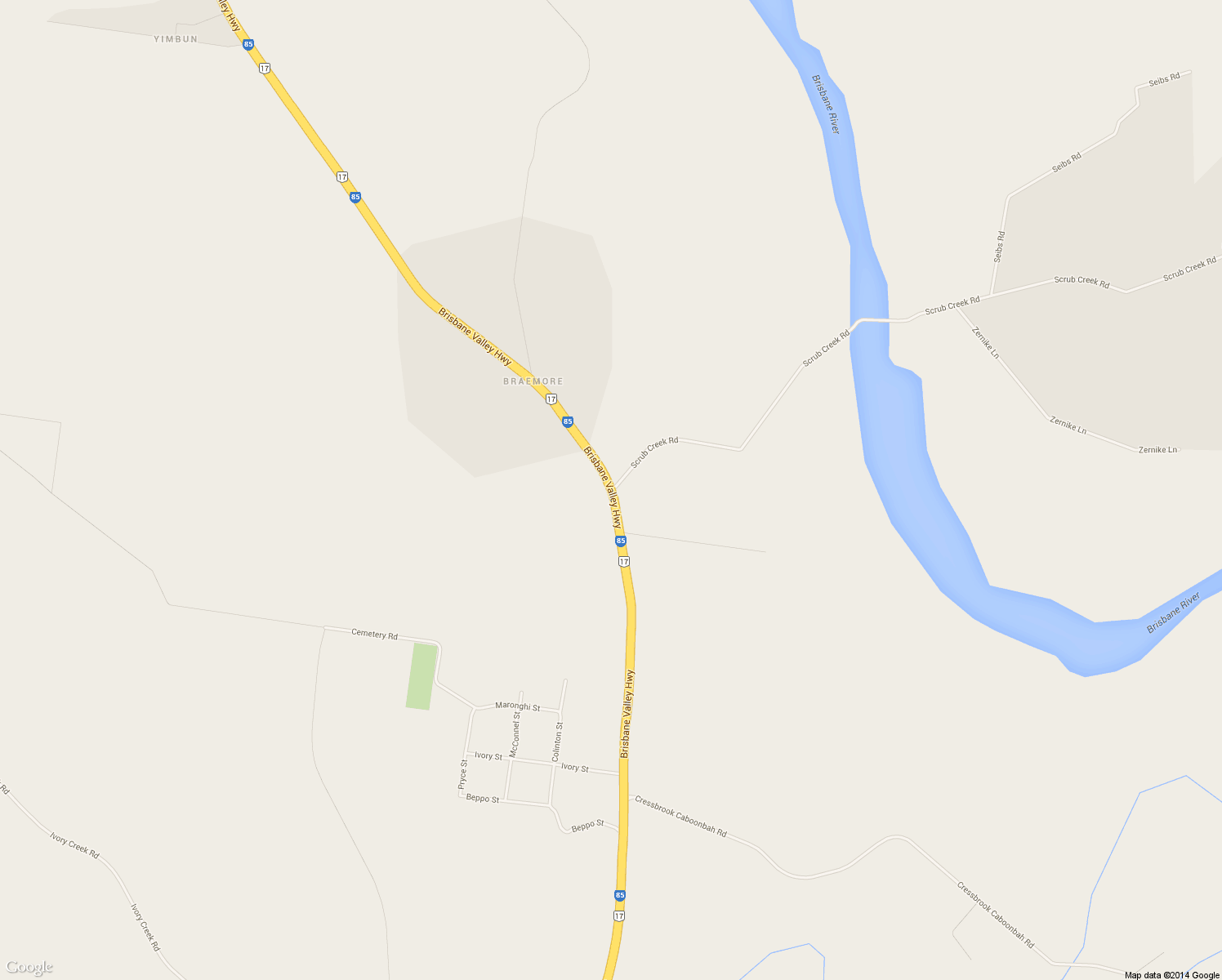 map of restaurants, bars, coffee shops, grocery stores, and more near 135 Scrub Creek Rd in Scrub Creek