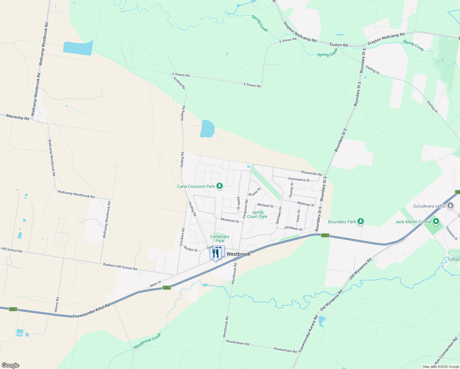 map of restaurants, bars, coffee shops, grocery stores, and more near 13 Carla Crescent in Westbrook