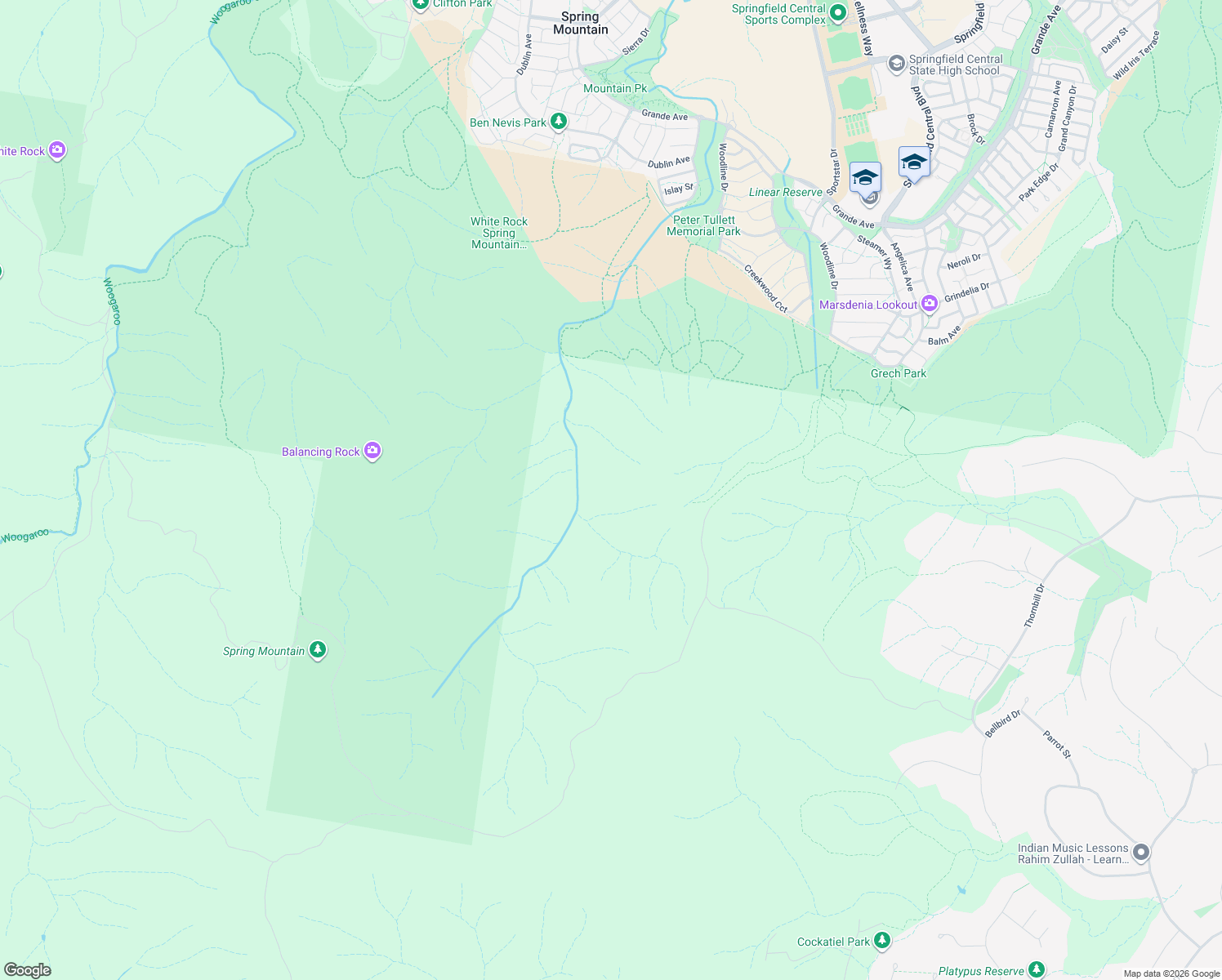 map of restaurants, bars, coffee shops, grocery stores, and more near 50 Warbler Court in Greenbank