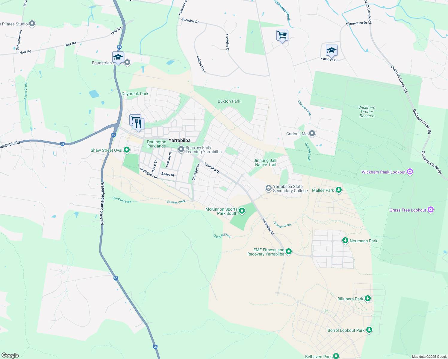 Lowthers Street, Yarrabilba QLD Walk Score