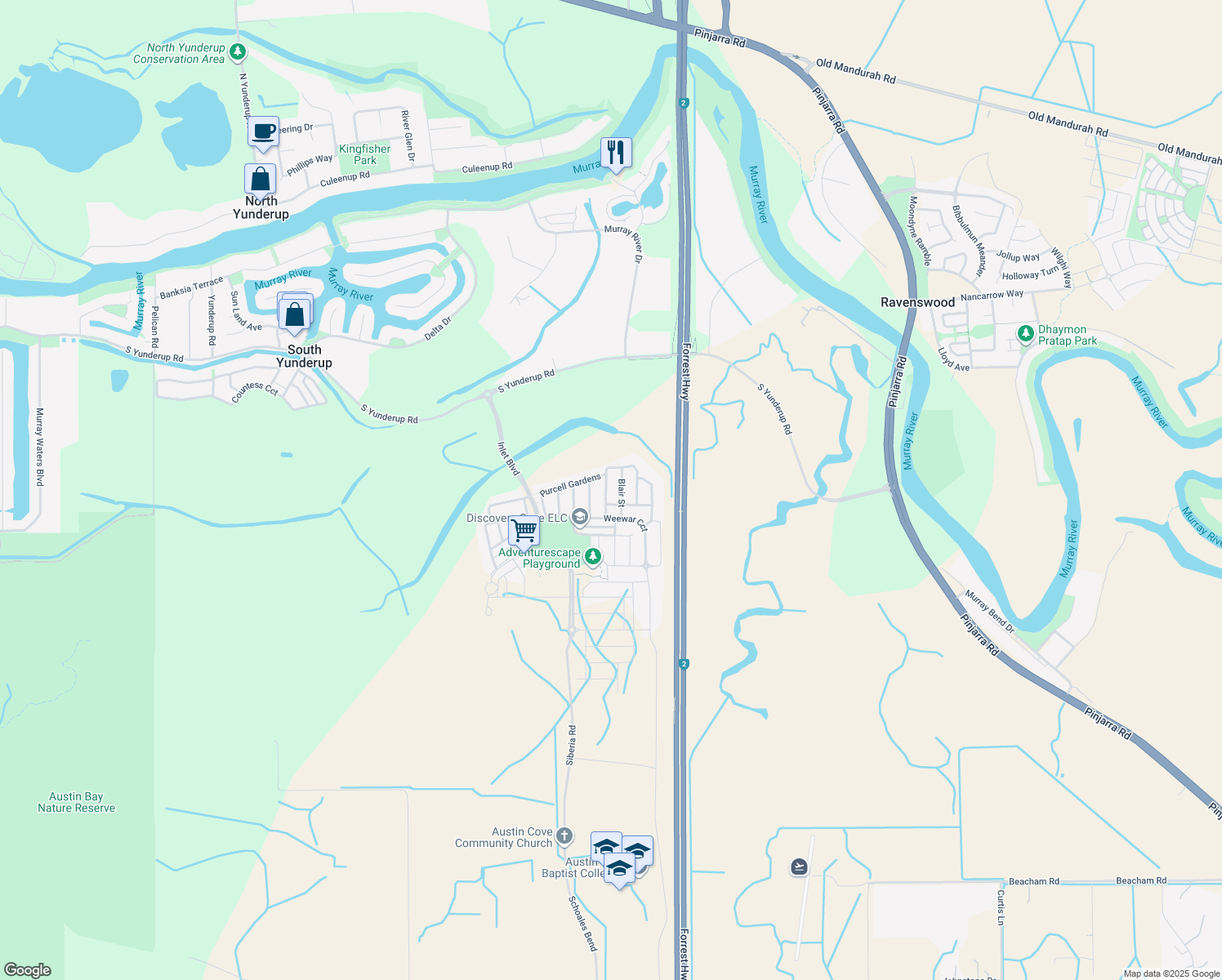 18 Barron Turn, South Yunderup WA Walk Score