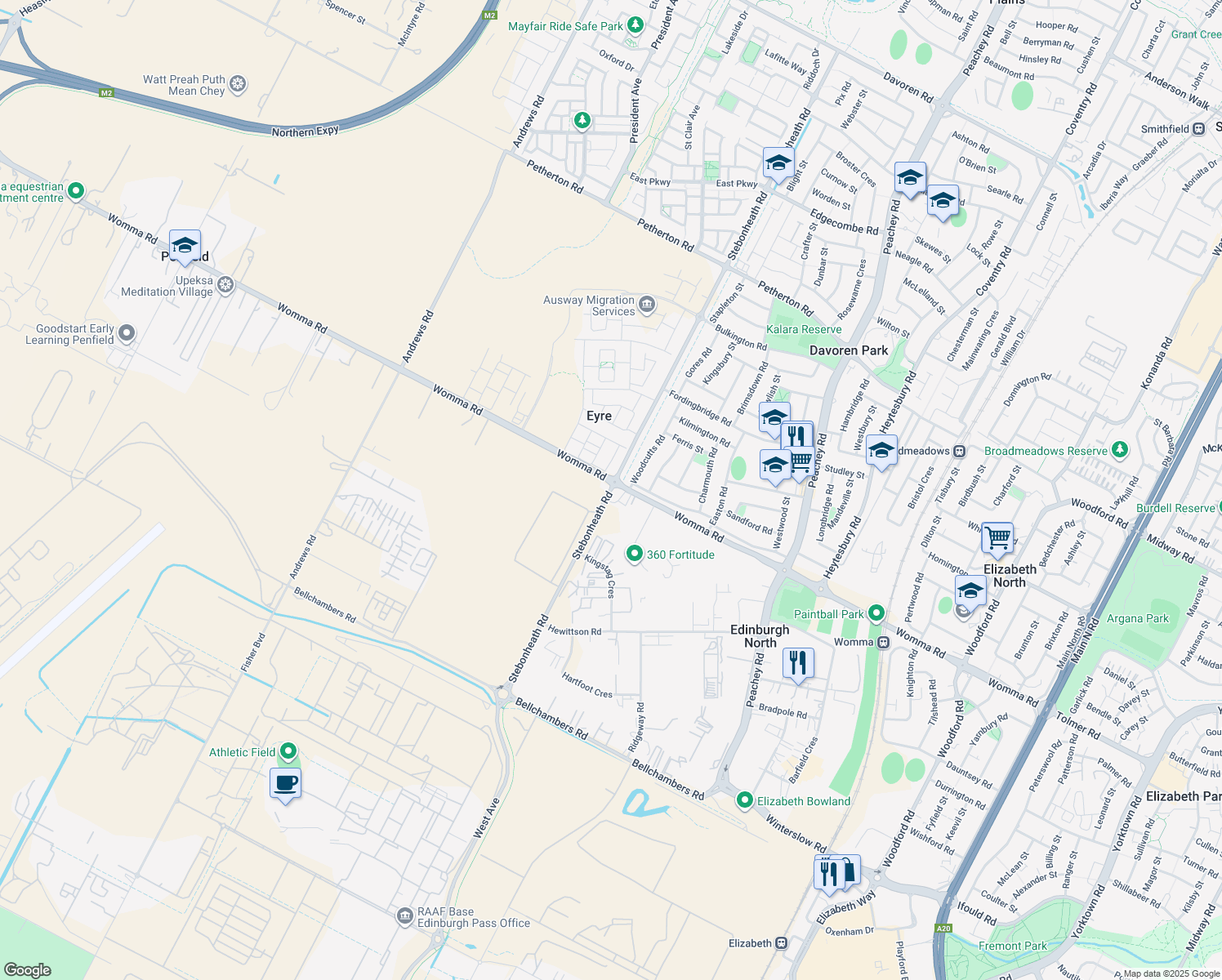 map of restaurants, bars, coffee shops, grocery stores, and more near 103 Stebonheath Road in Edinburgh North