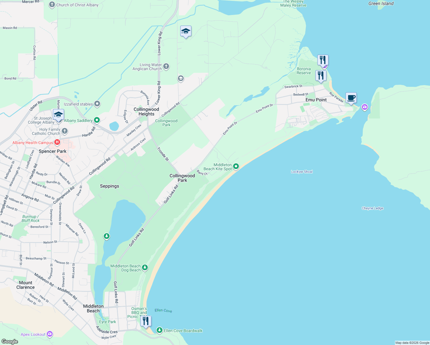 map of restaurants, bars, coffee shops, grocery stores, and more near 3 Dillon Close in Collingwood Park
