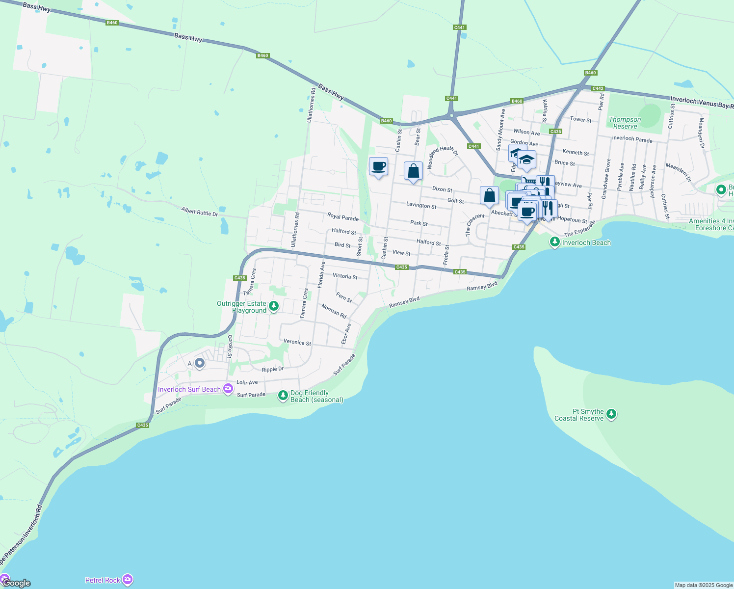 Beach Avenue, Inverloch VIC Walk Score