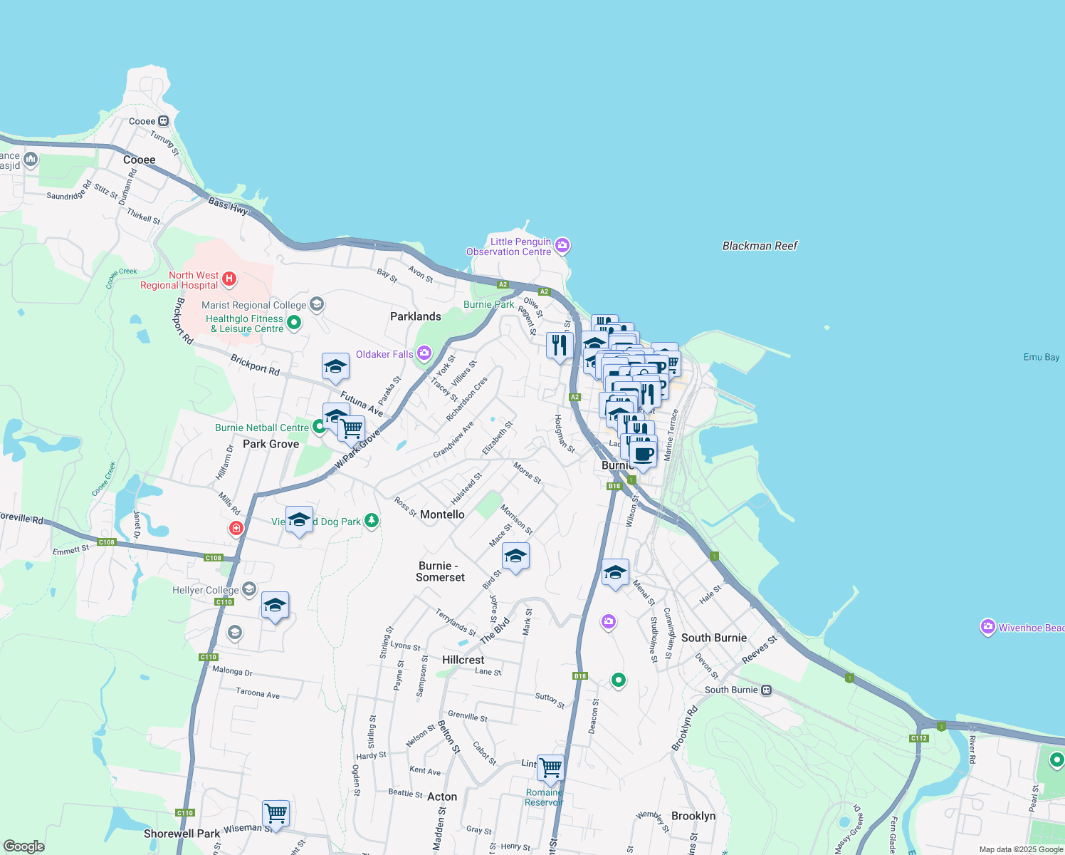 7 Pleasant Street, Burnie Somerset TAS Walk Score