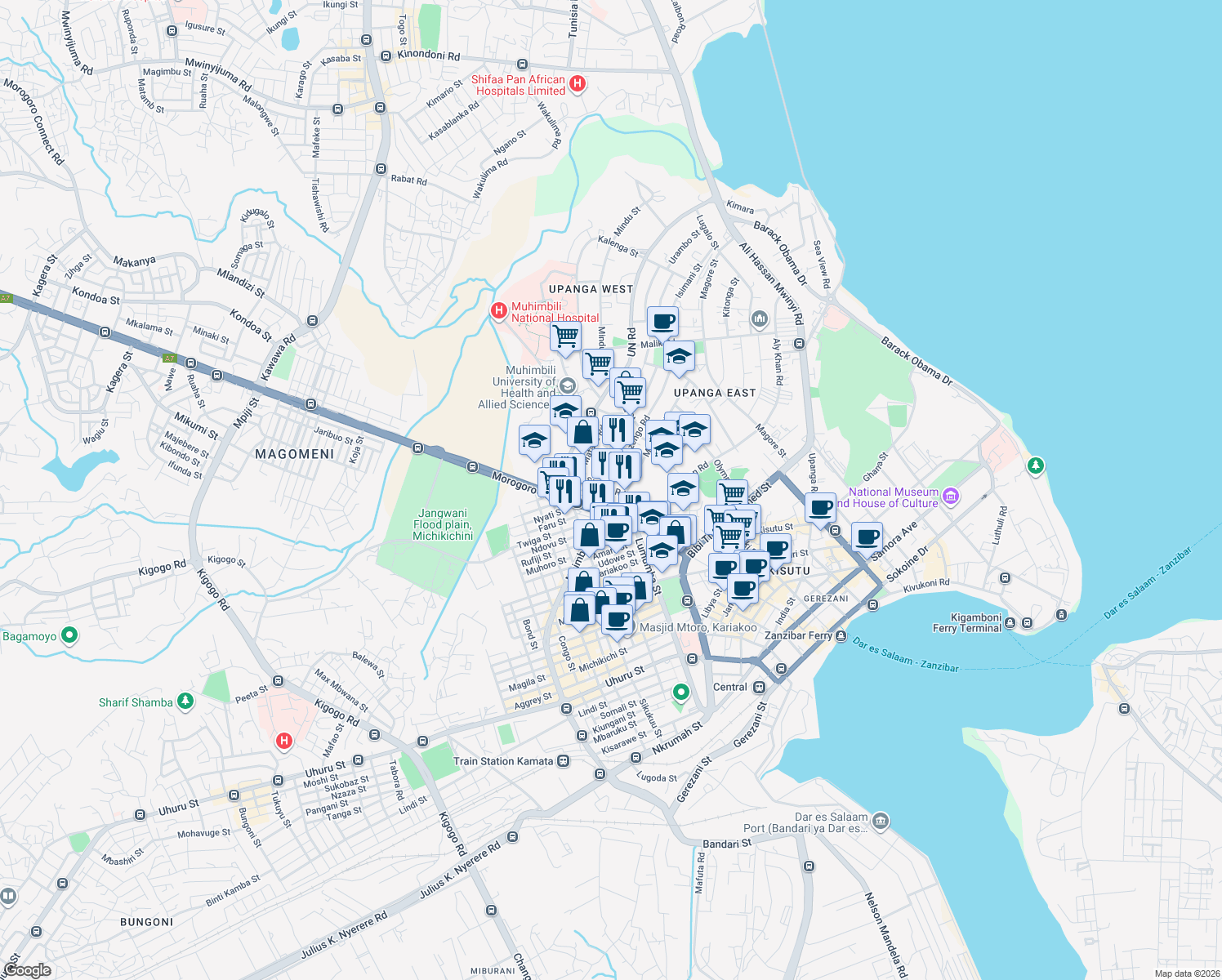 Fire Station Road, Dar es Salaam Dar es Salaam Walk Score