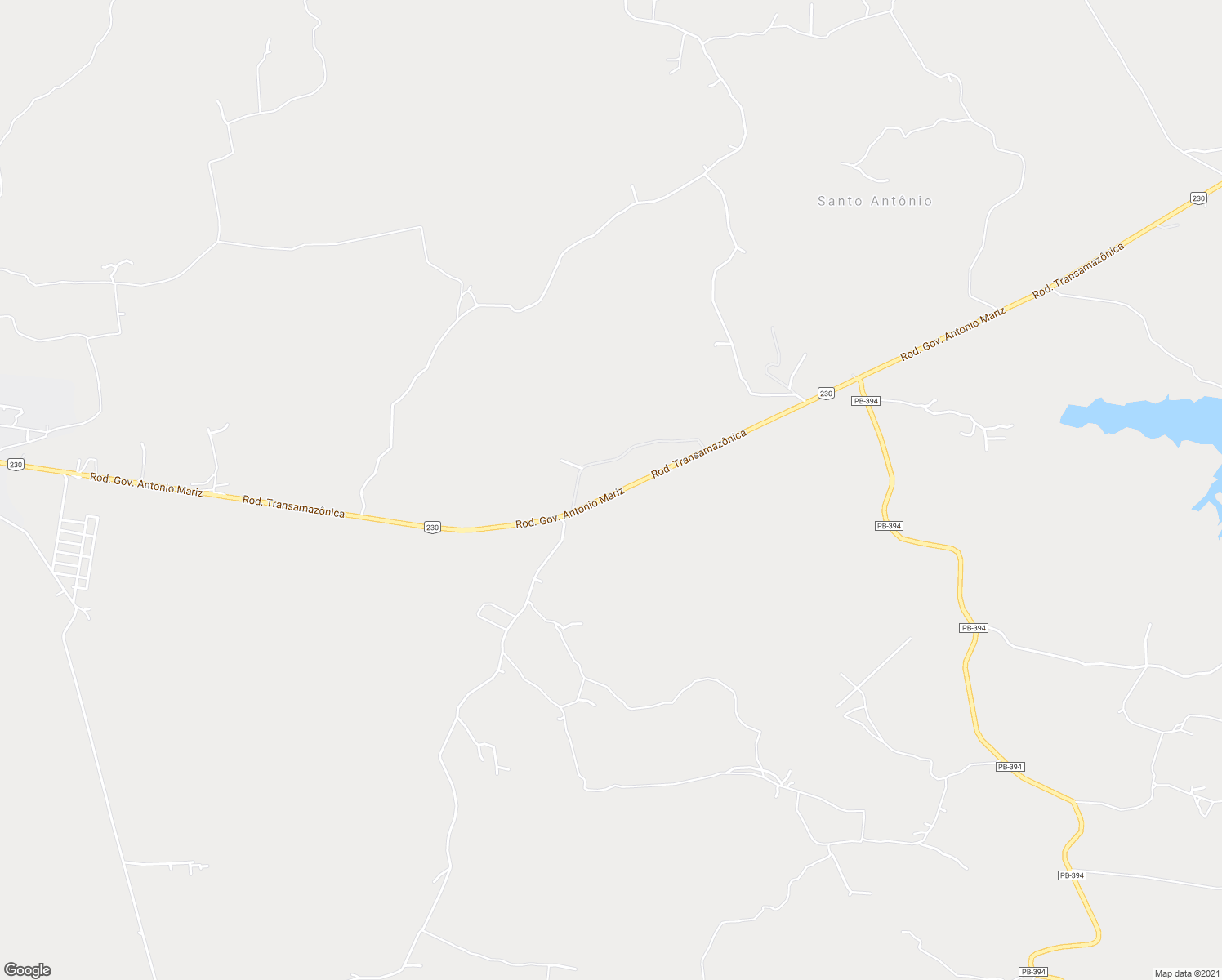 map of restaurants, bars, coffee shops, grocery stores, and more near BR-230 in Cajazeiras