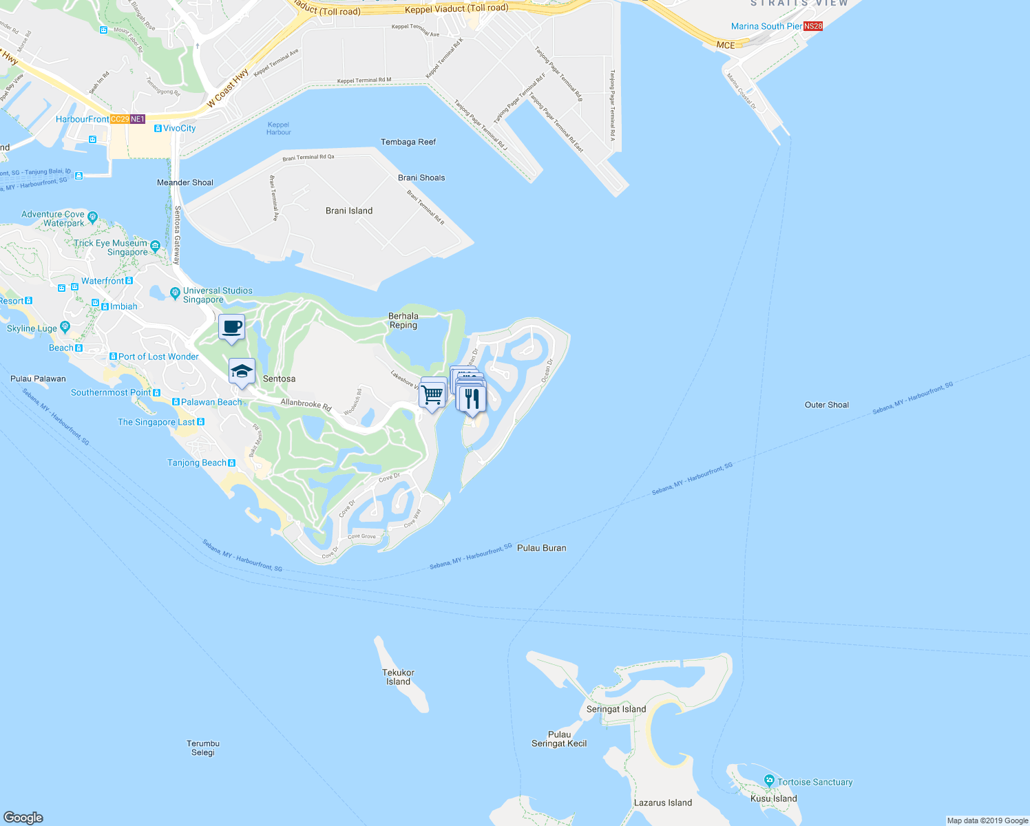 map of restaurants, bars, coffee shops, grocery stores, and more near in 