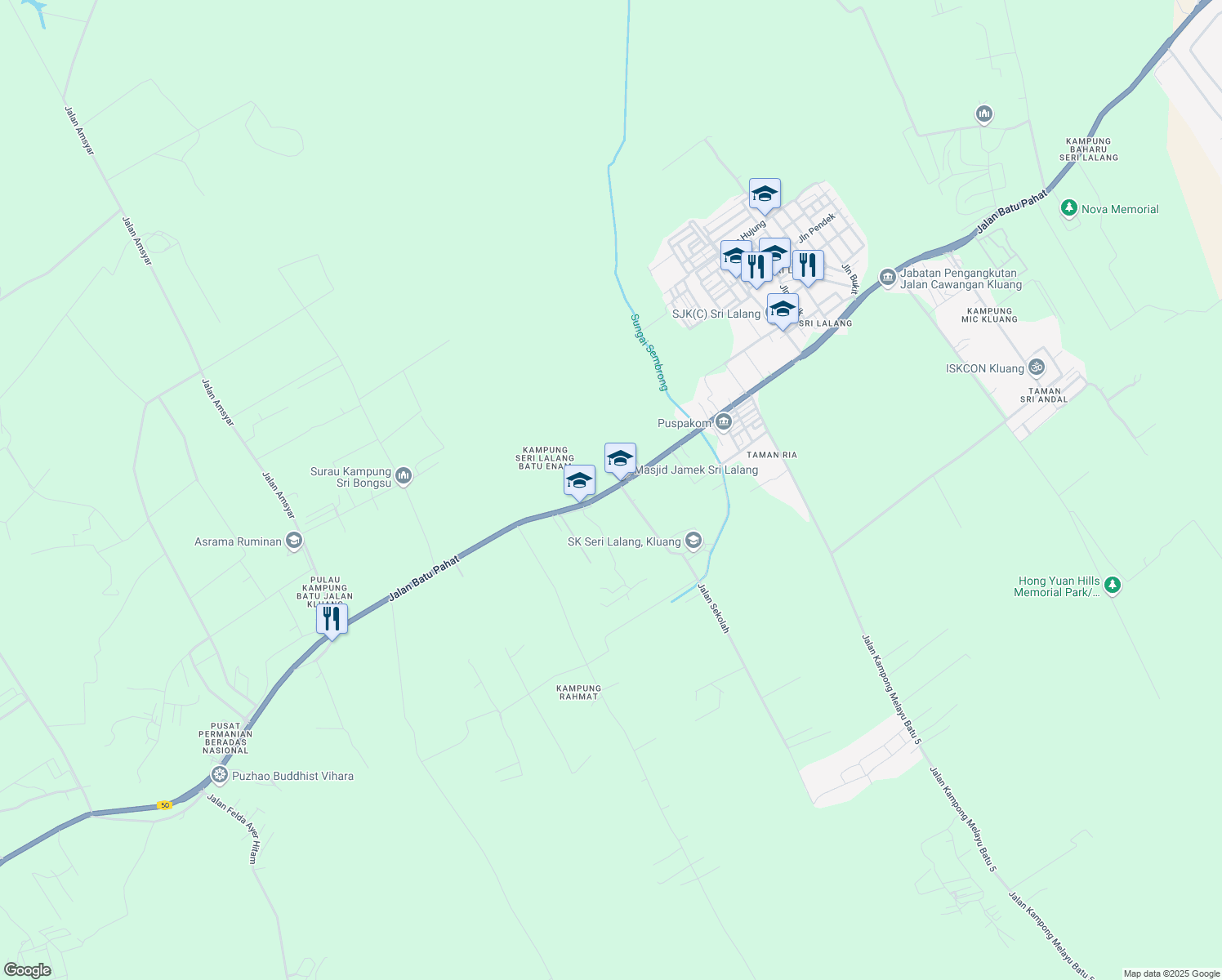 map of restaurants, bars, coffee shops, grocery stores, and more near in 