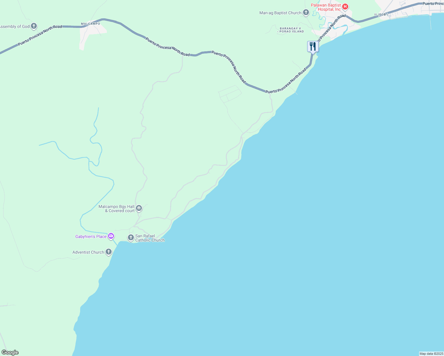 map of restaurants, bars, coffee shops, grocery stores, and more near in Roxas