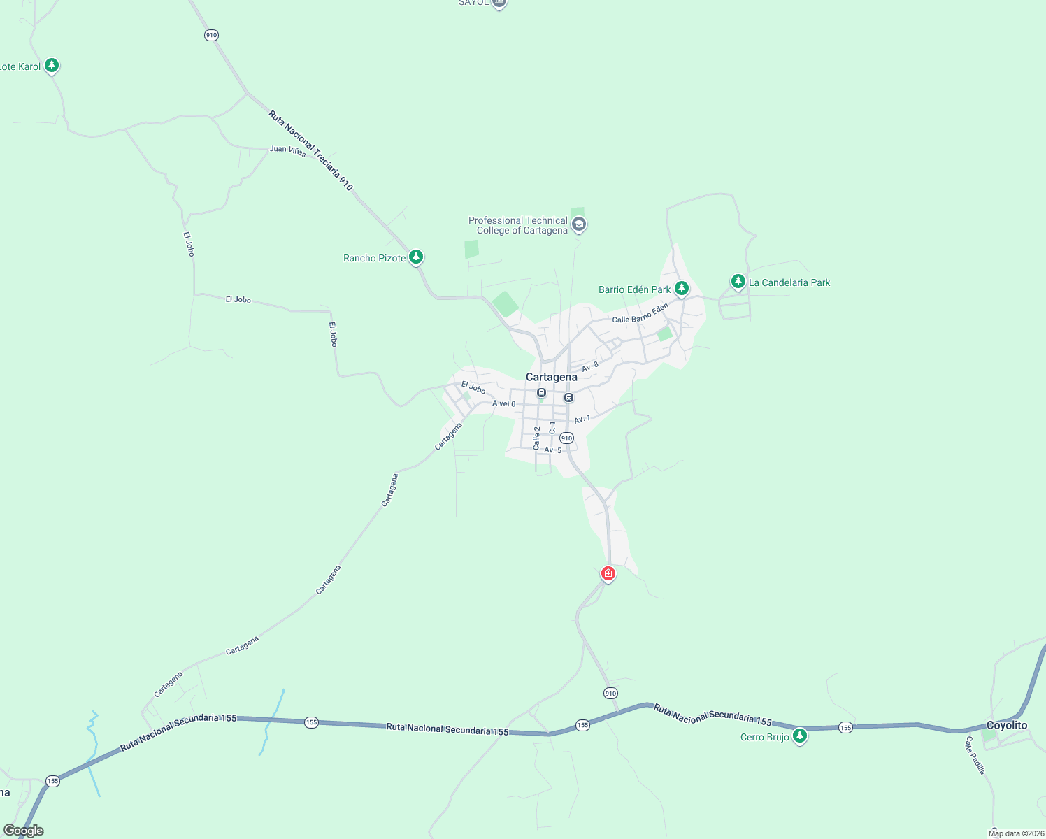 map of restaurants, bars, coffee shops, grocery stores, and more near Cruz Roja in Cartagena