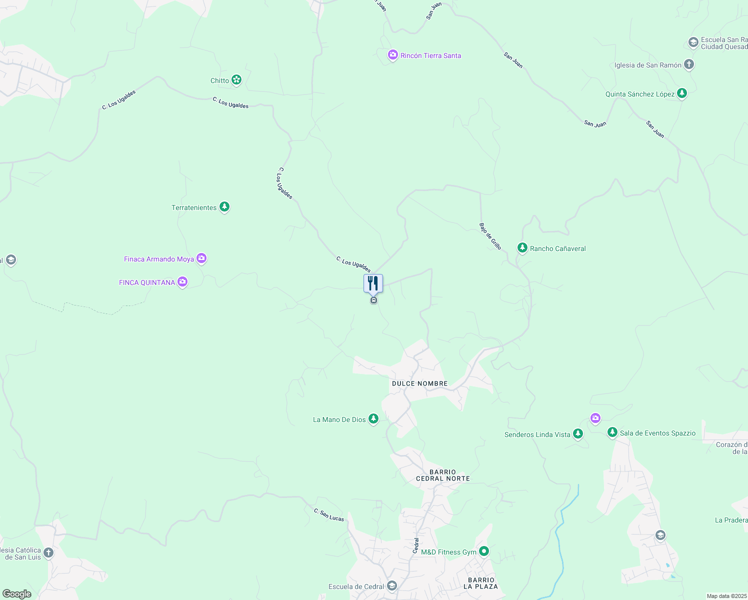 map of restaurants, bars, coffee shops, grocery stores, and more near in San Carlos
